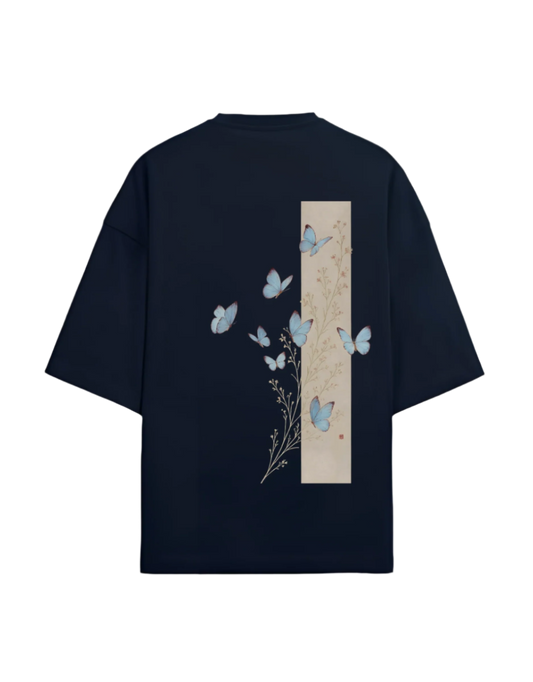 Bloom & Flutter - Unisex Terry Oversized Tee